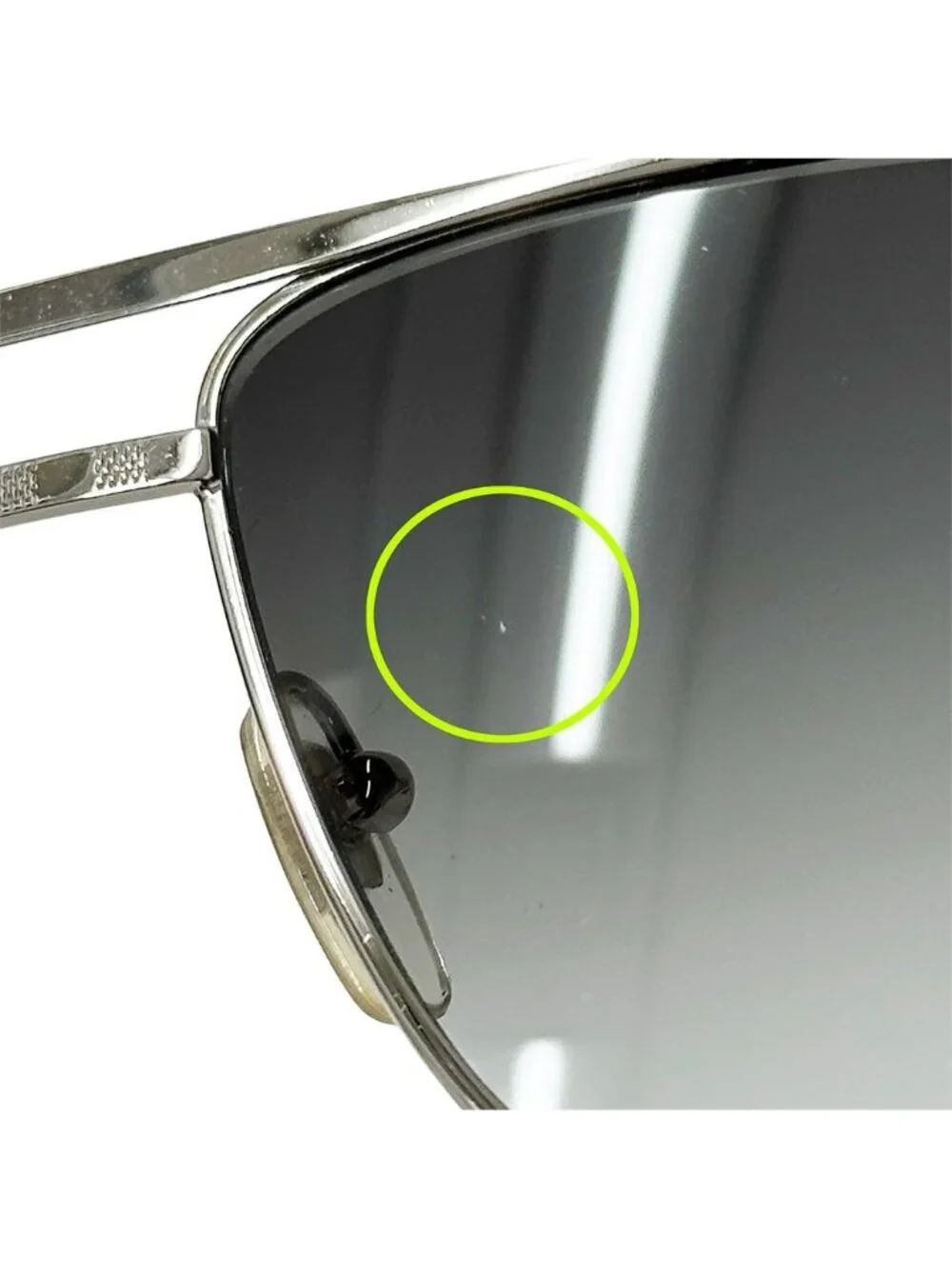 Louis Vuitton Sunglasses Metal Acetate Damier Attitude Aljan Silver Gray 16